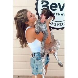 AGOLDE Dee‎ Shorts Riccochet JoJo Fletcher Distressed High Rise Cut Off Blue 25